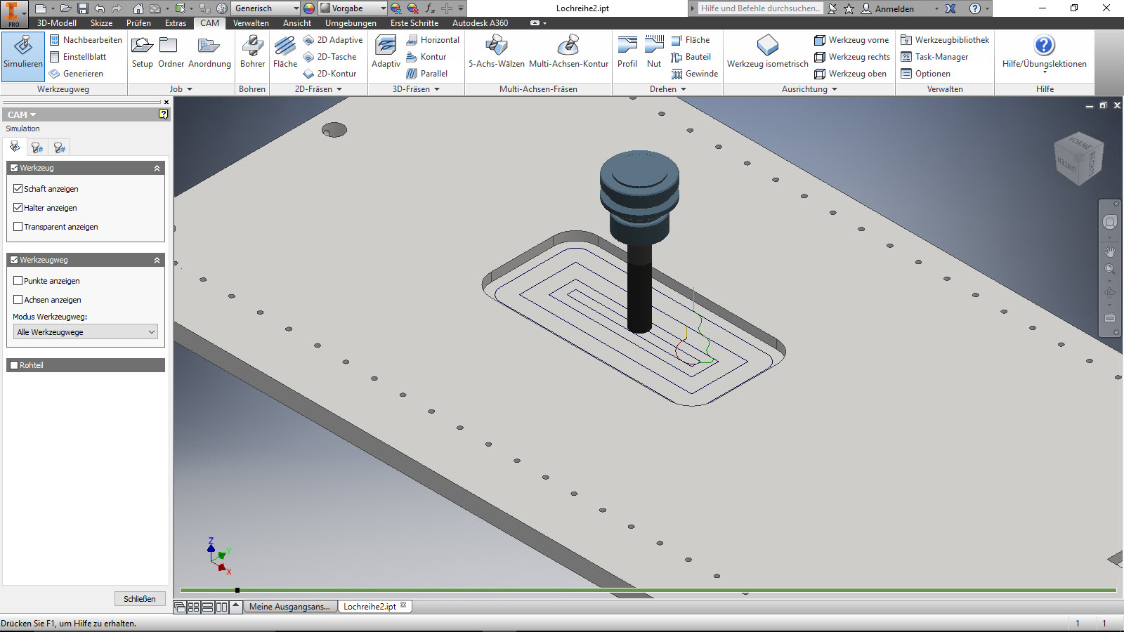 Autodesk®InventorHSM™ CAD Line